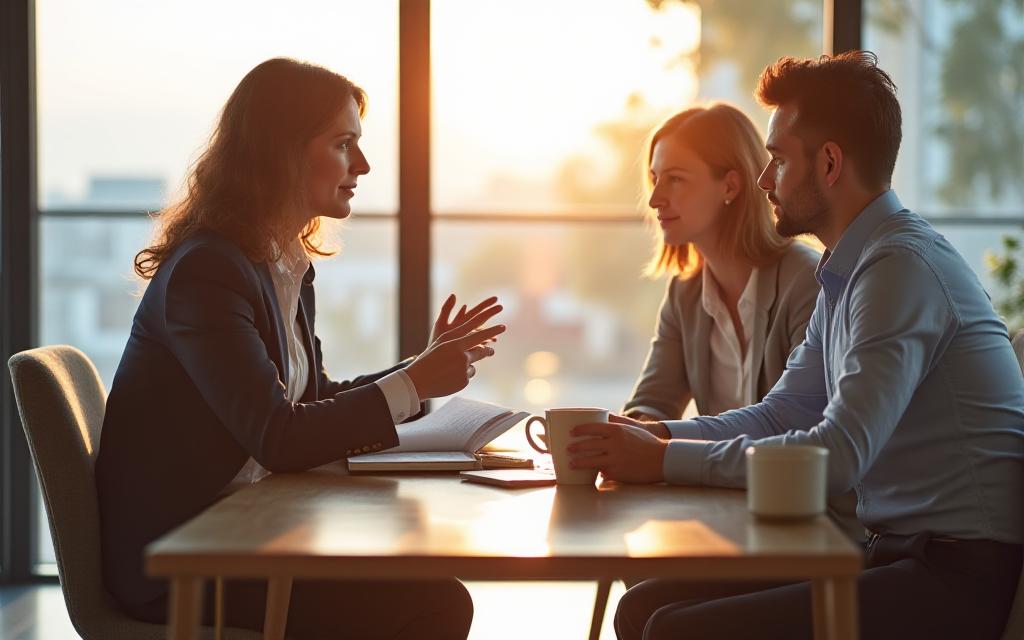 Executive coaching session highlighting growth and leadership capability building